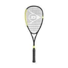 Dunlop Squashschläger Blackstorm Graphite 125g/leicht grifflastig 2023 schwarz/gelb - besaitet -